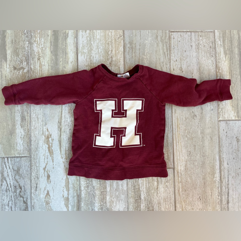 ☀️2/10$☀️ H&M Burgundy Sweatshirt with Harvard Logo